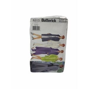 Butterick 6213 Misses Jacket Duster Top Skirt Pants Sewing Pattern Size 8-12